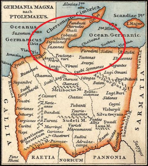 Siedlungsgebiet der Sachsen